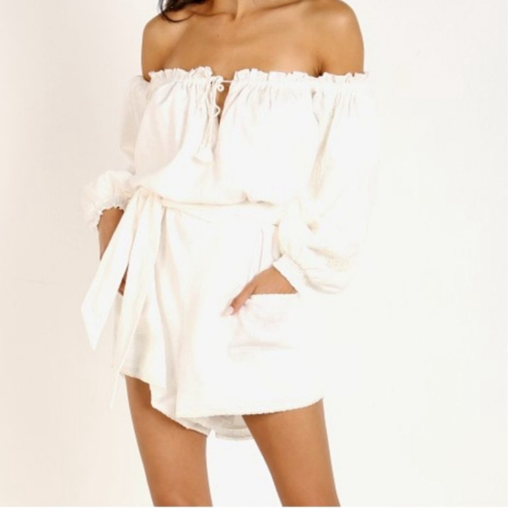 😍🤍 Spell Milla Romper NWT Color: creamy white! 🤍😍